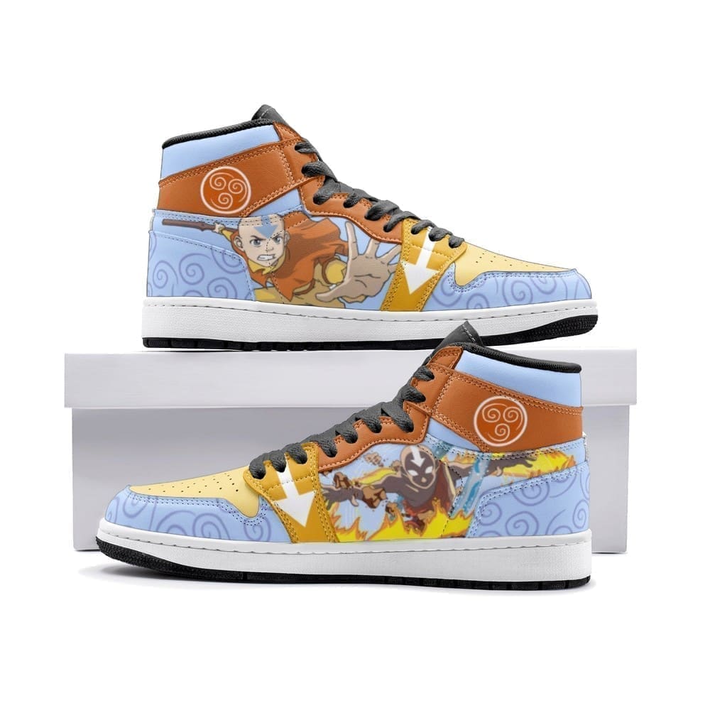 Aang Avatar Air Jordan 1 High Top Shoes
