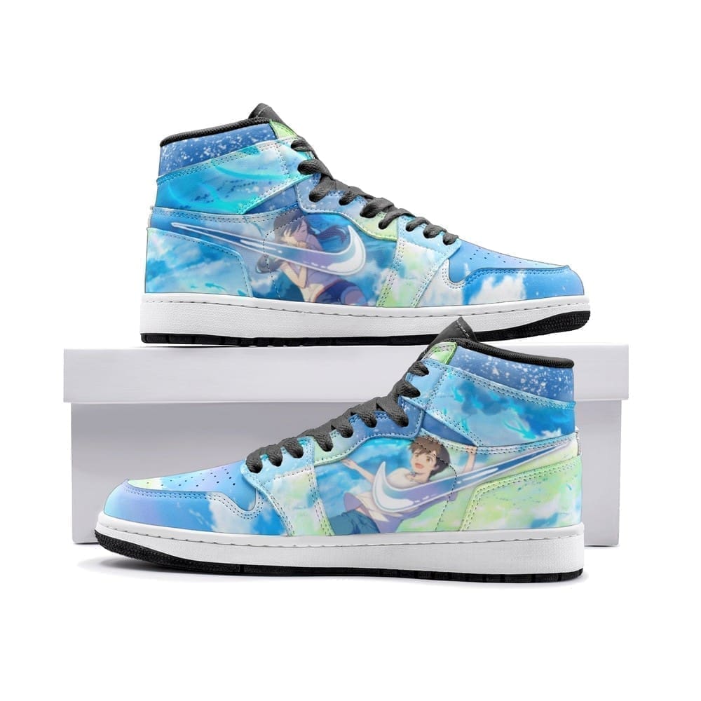 Amano Hina And Morishima Hodaka Air Jordan 1 High Top Shoes