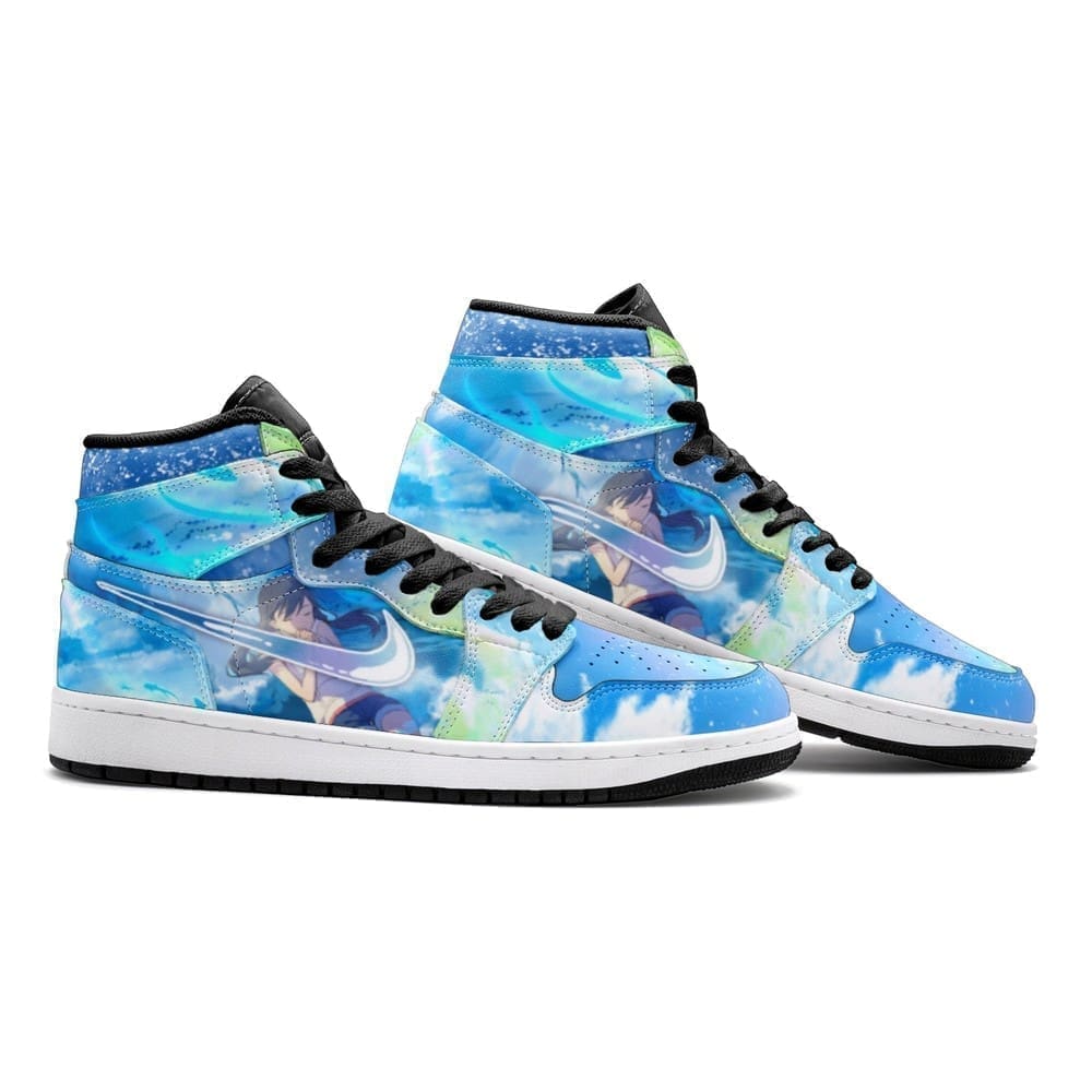 Amano Hina And Morishima Hodaka Air Jordan 1 High Top Shoes