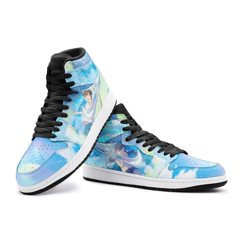 Amano Hina And Morishima Hodaka Air Jordan 1 High Top Shoes