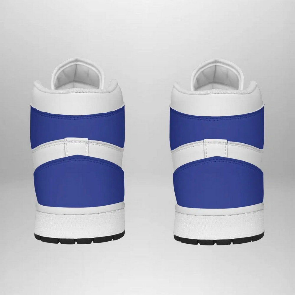 Blue Ranger Mighty Morphin Power Rangers AJ1 High Top Shoes