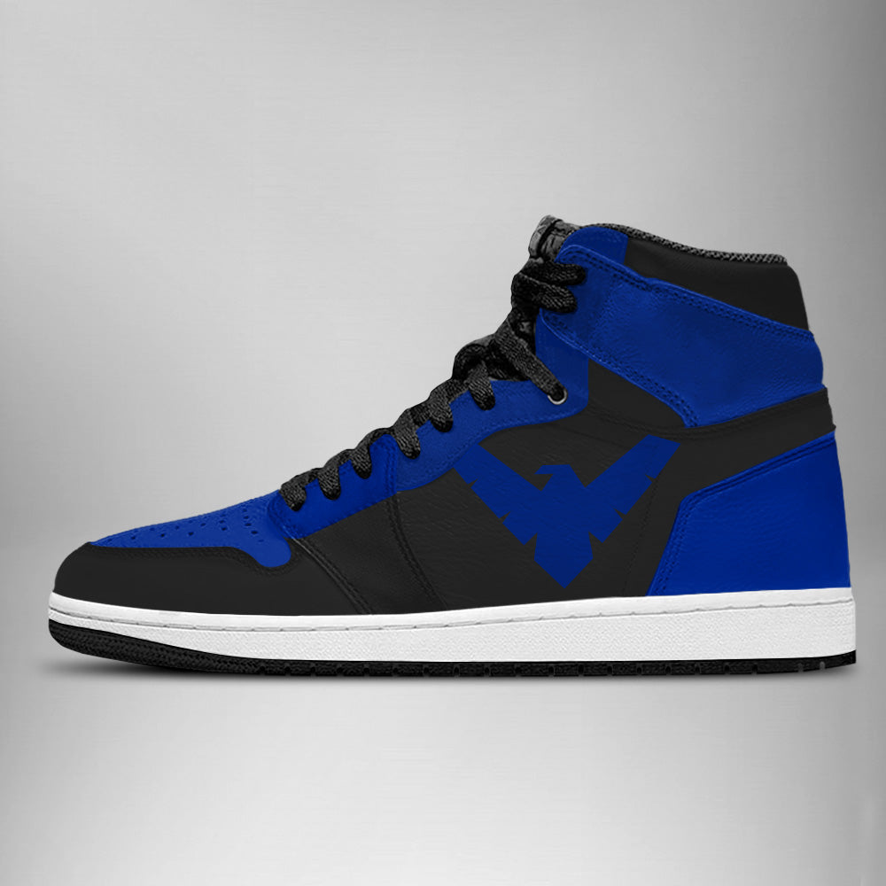 DC Night Wing Air Jordan 1 High Top Shoes