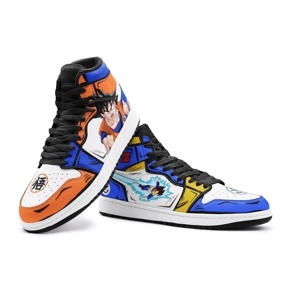 Goku And Vegeta Dragon Ball Z Air Jordan 1 High Top Shoes SMGAVD1