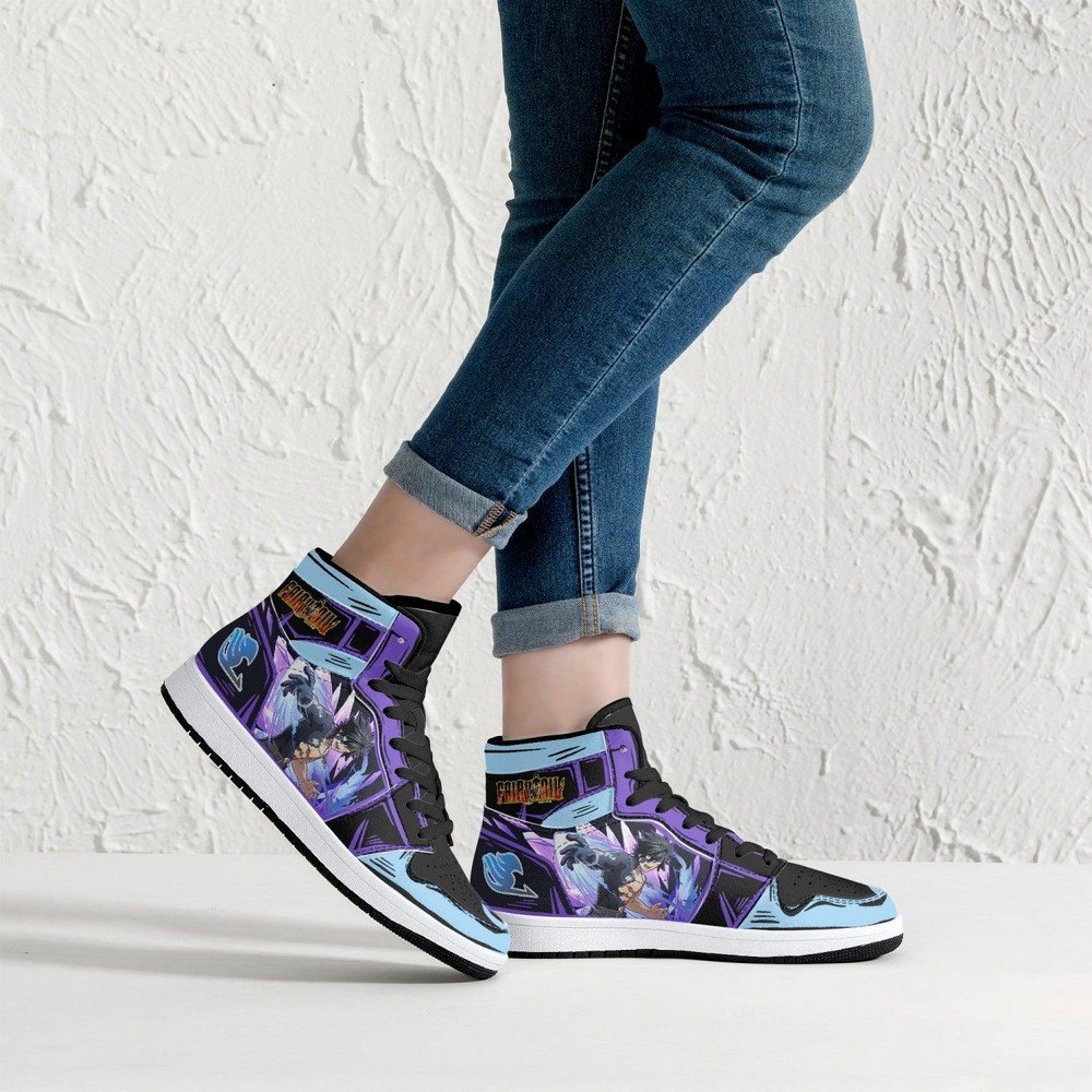 Gray Fullbuster Fairy Tail JD1 High Top Shoes