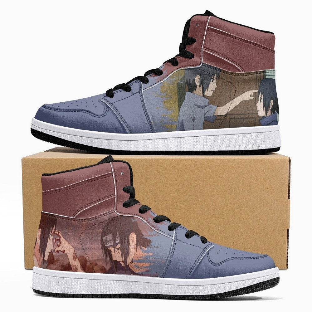 Itachi And Sasuke Clan Ninja JD1 High Top Shoes