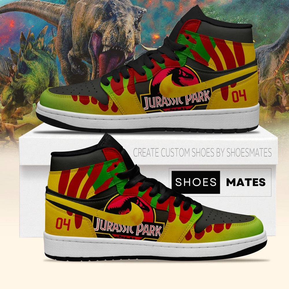 Jurassic Park Version 3 AJ1 High Top Shoes