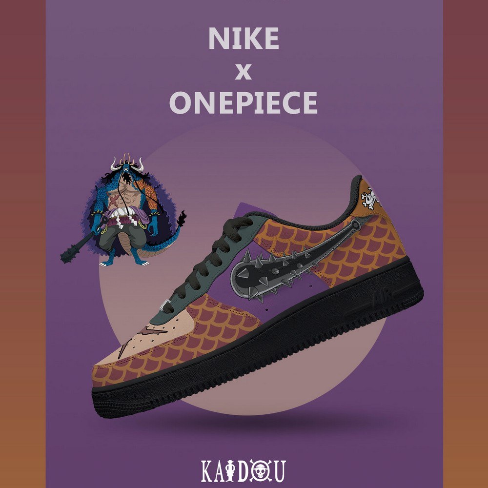 Kaidou One Piece Limited Low Top Shoes