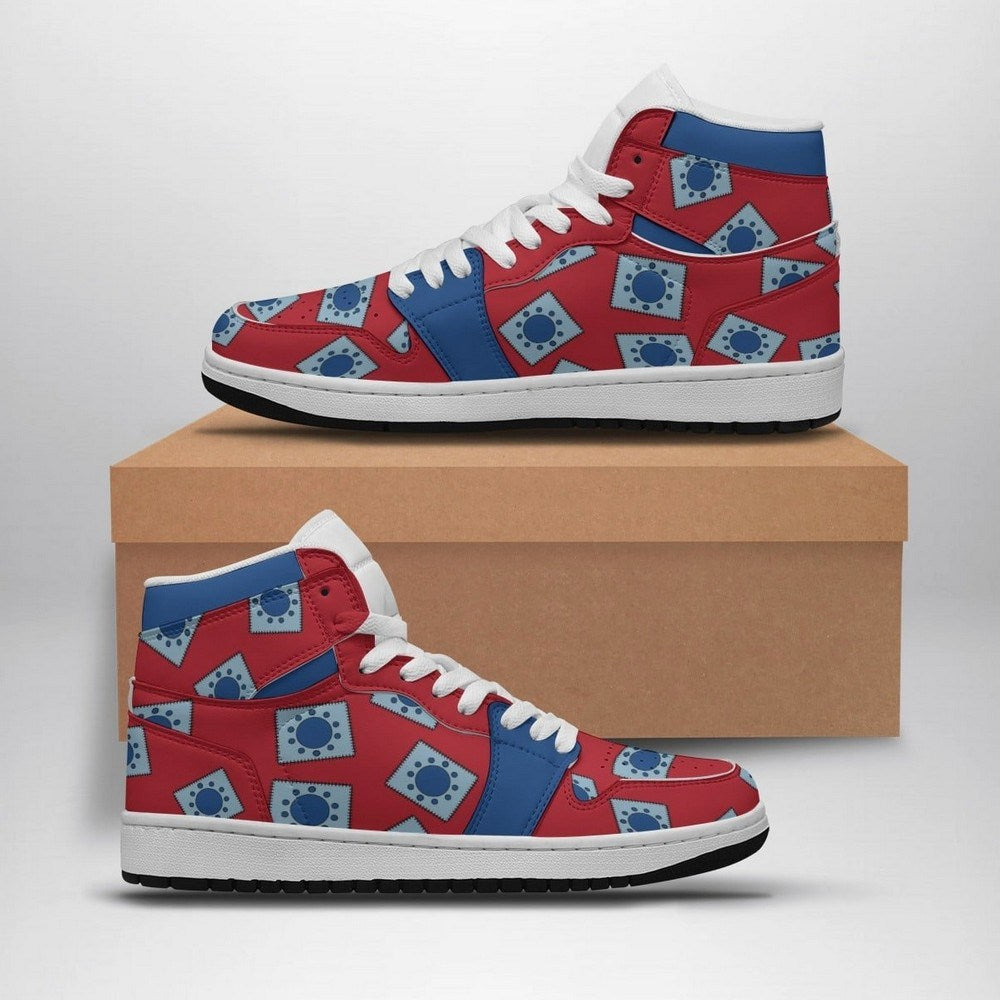 Luffy Wano Pattern One Piece AJ1 Shoes