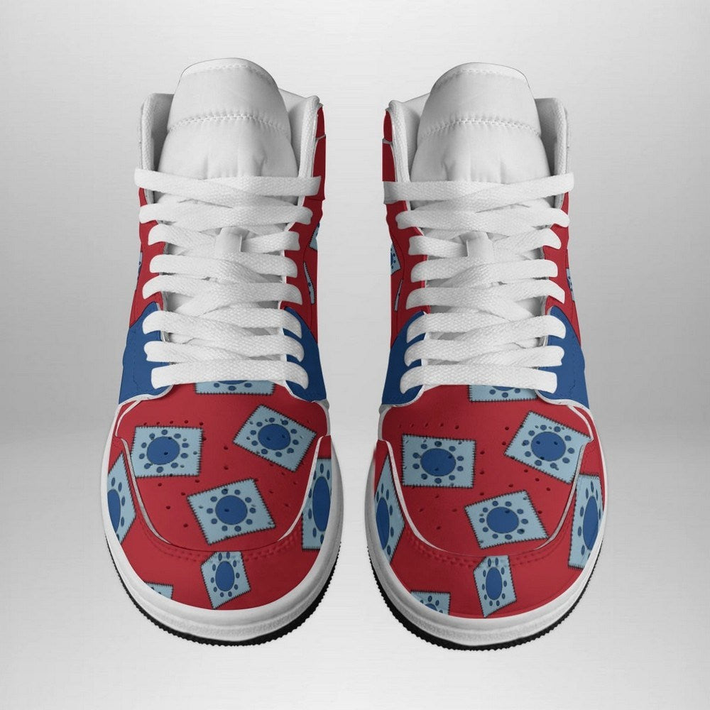 Luffy Wano Pattern One Piece AJ1 Shoes
