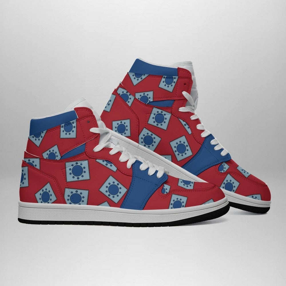 Luffy Wano Pattern One Piece AJ1 Shoes