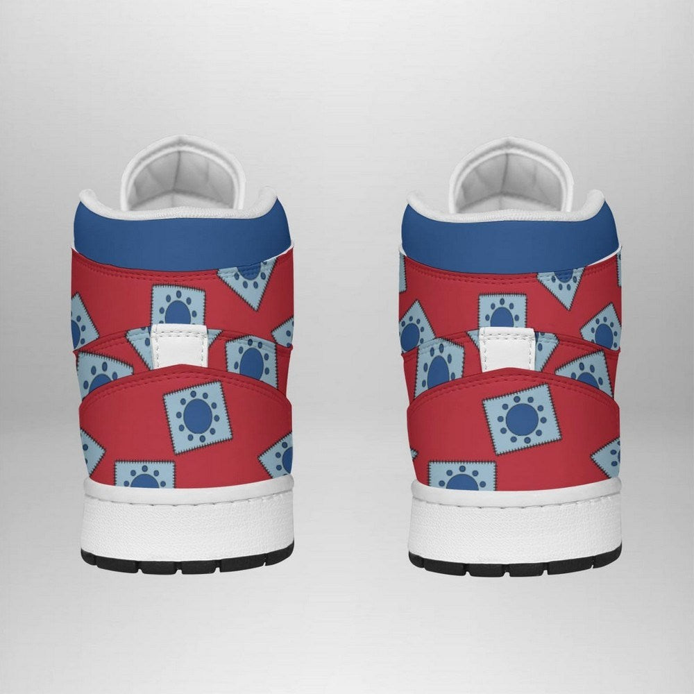 Luffy Wano Pattern One Piece AJ1 Shoes