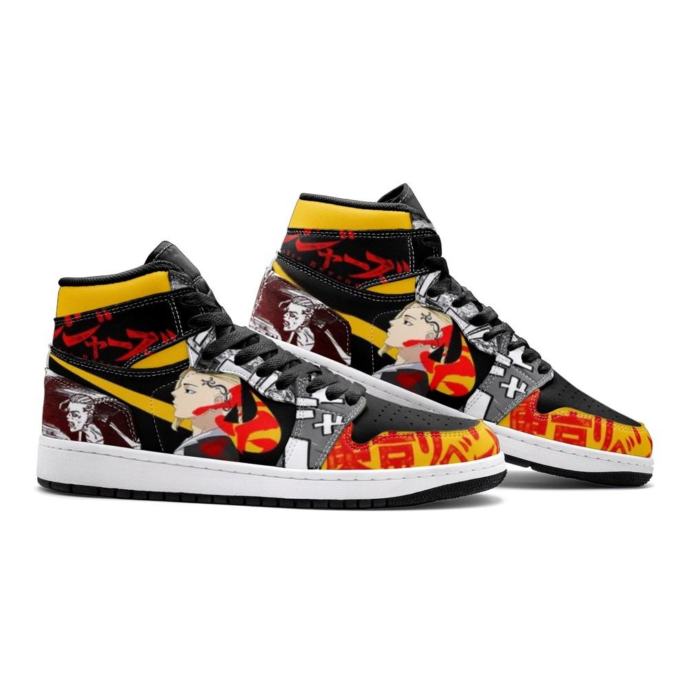 Mikey And Draken Tokyo Revengers J1 High Top Shoes