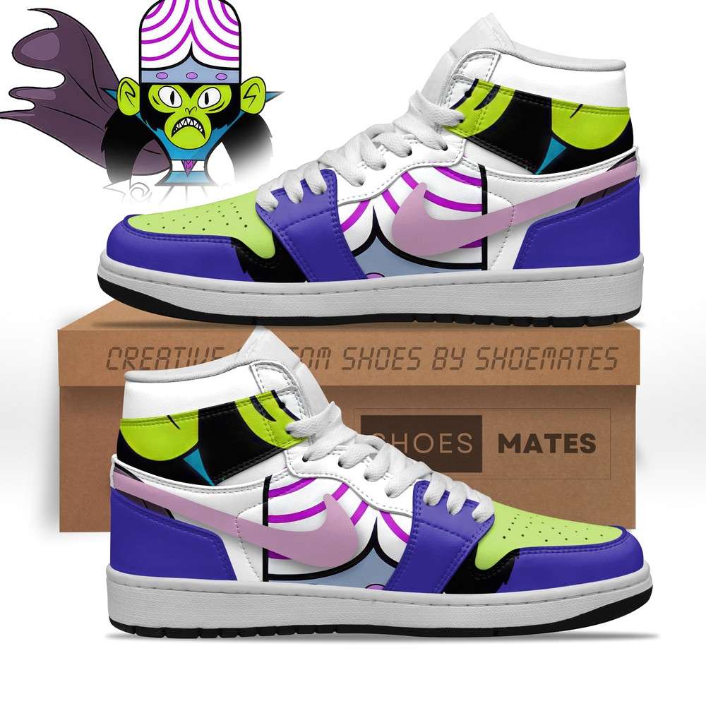 Mojo Jojo The Powerpuff Girls High Top AJ1 Shoes