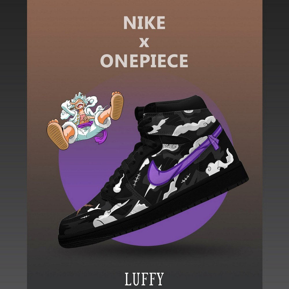Monkey D. Luffy V.2 One Piece Limited High Top Shoes