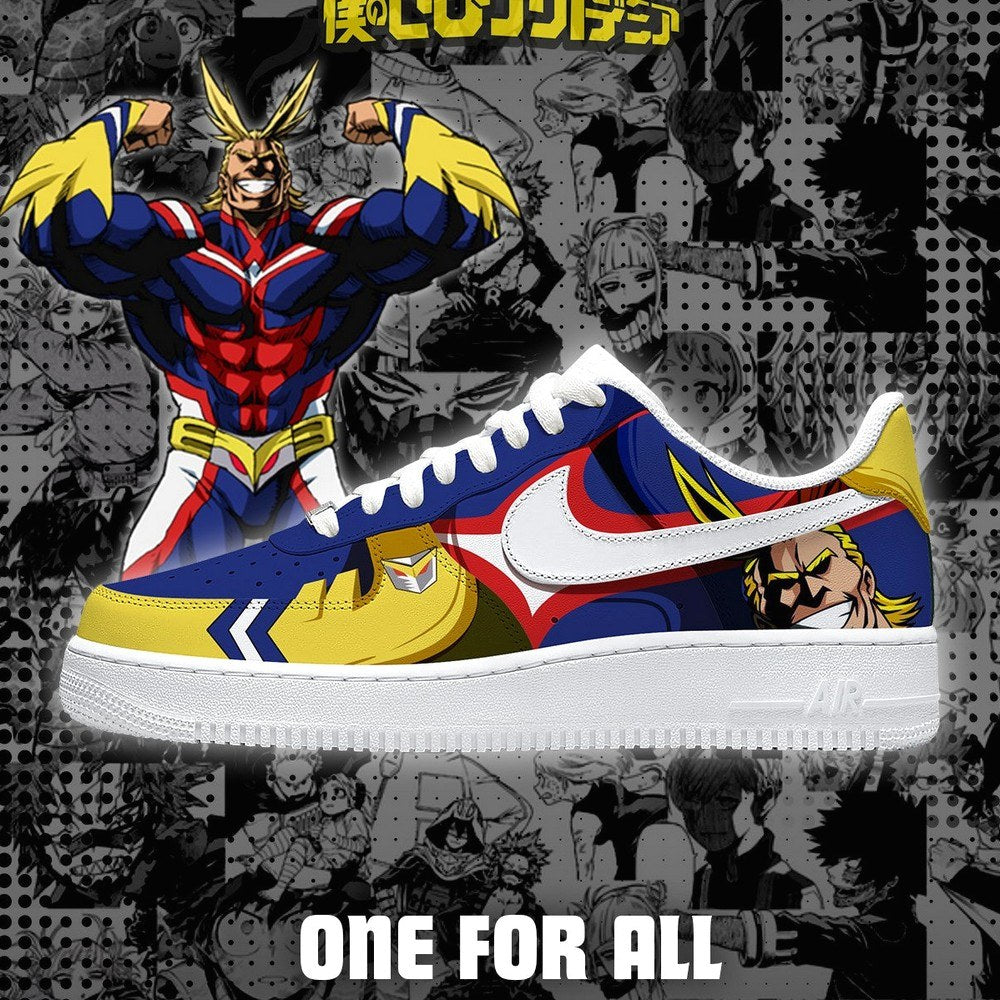 One For All My Hero Academia AF1 Shoes