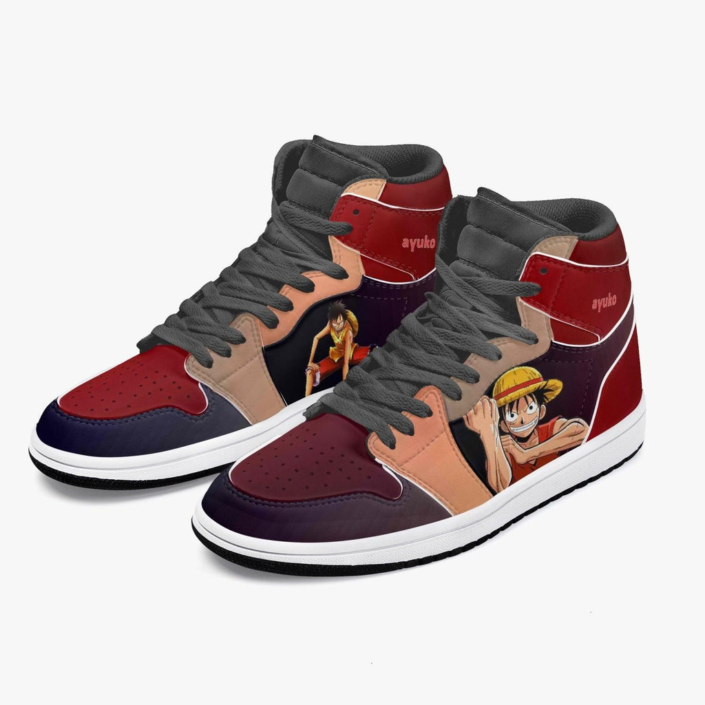 One Piece Luffy AJ1 High Top Shoes v2
