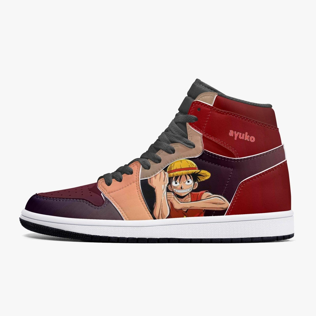 One Piece Luffy AJ1 High Top Shoes v2