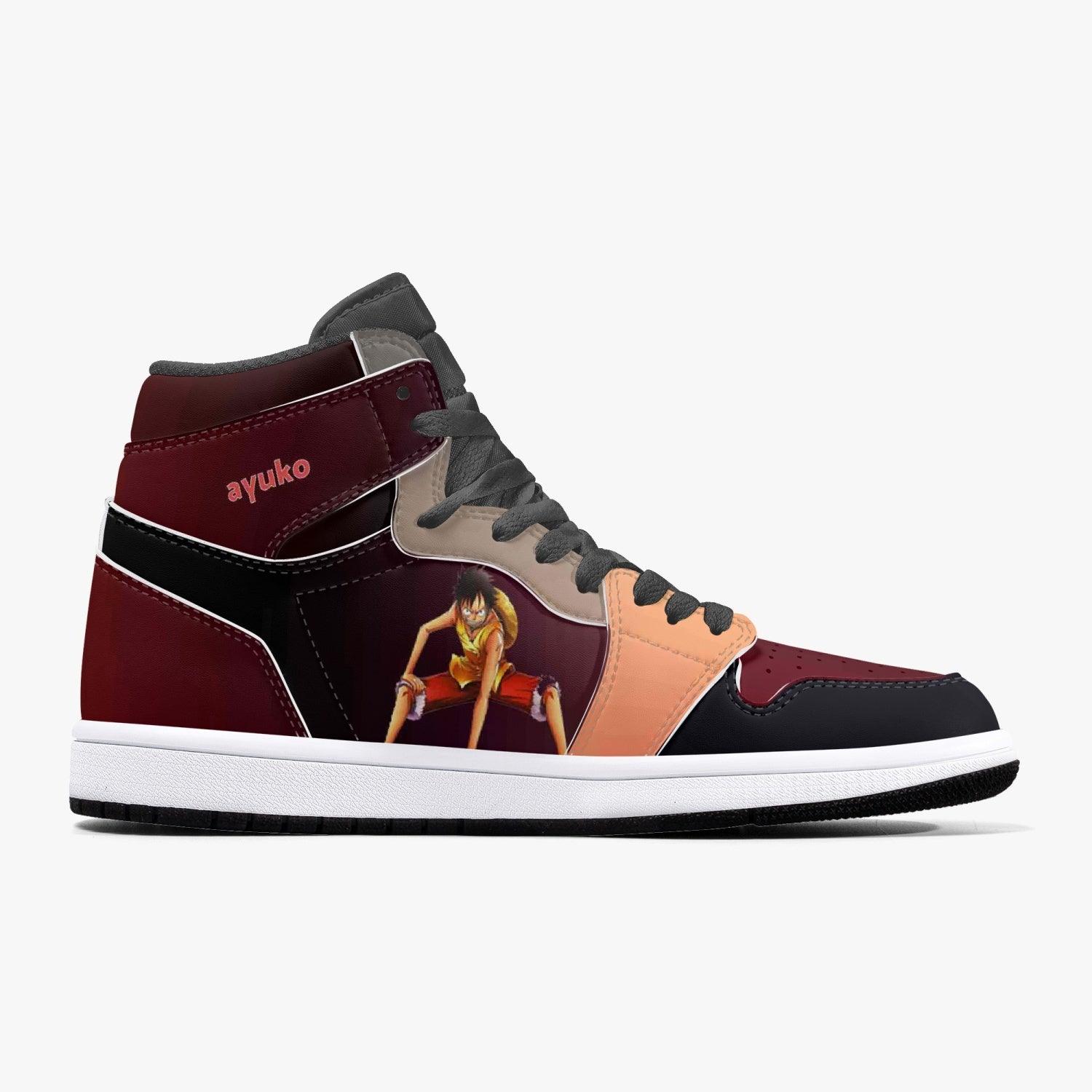 One Piece Luffy AJ1 High Top Shoes v2