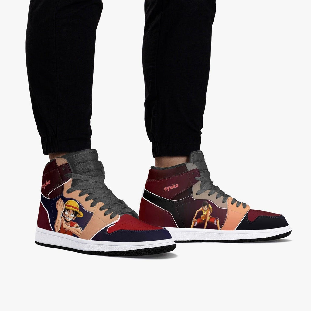One Piece Luffy AJ1 High Top Shoes v2
