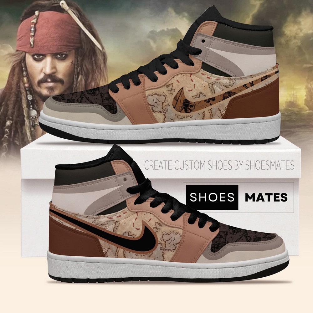 Pirates of The Caribbean AJ1 High Top Shoes AJ1 High Top Shoes