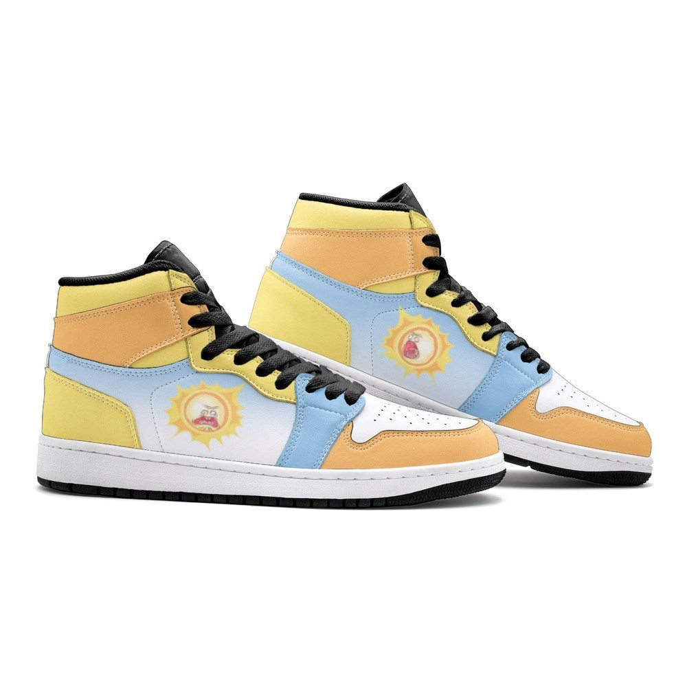 Screaming Sun Rick And Morty Air Jordan 1 High Top Shoes