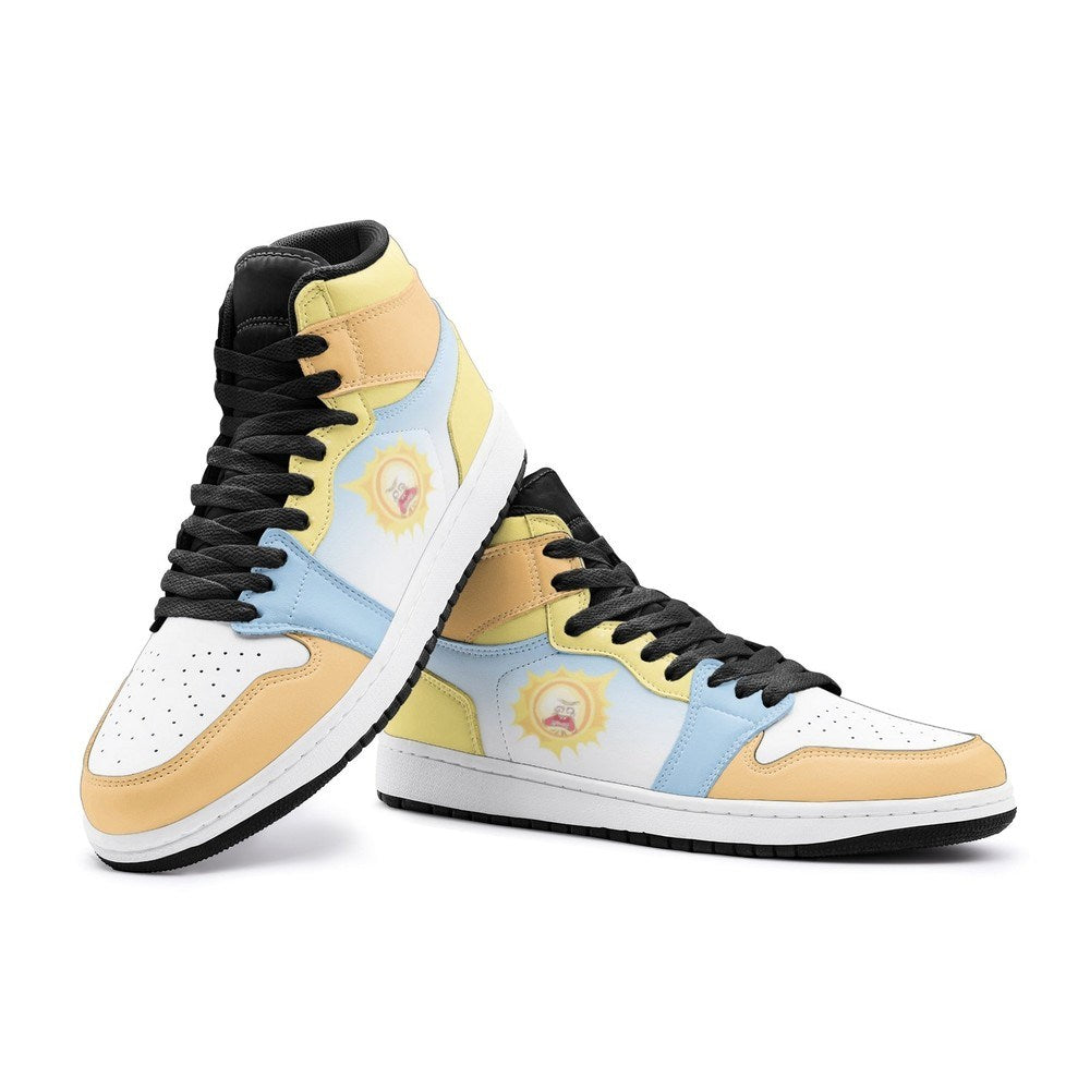 Screaming Sun Rick And Morty Air Jordan 1 High Top Shoes