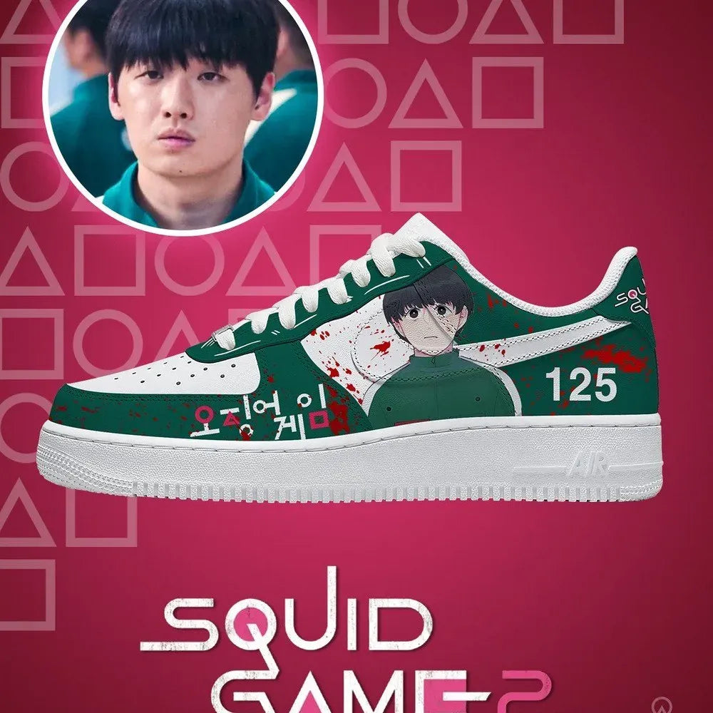 Player 125 V.1 Squid Game Custom Low Top Shoes