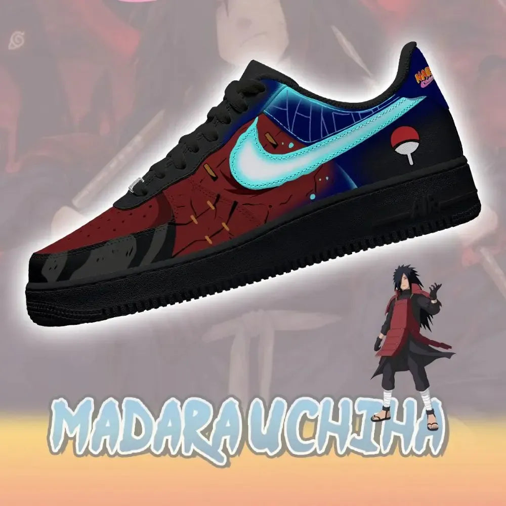 Madara Uchiha V.1 Naruto Limited Custom Low Top Shoes