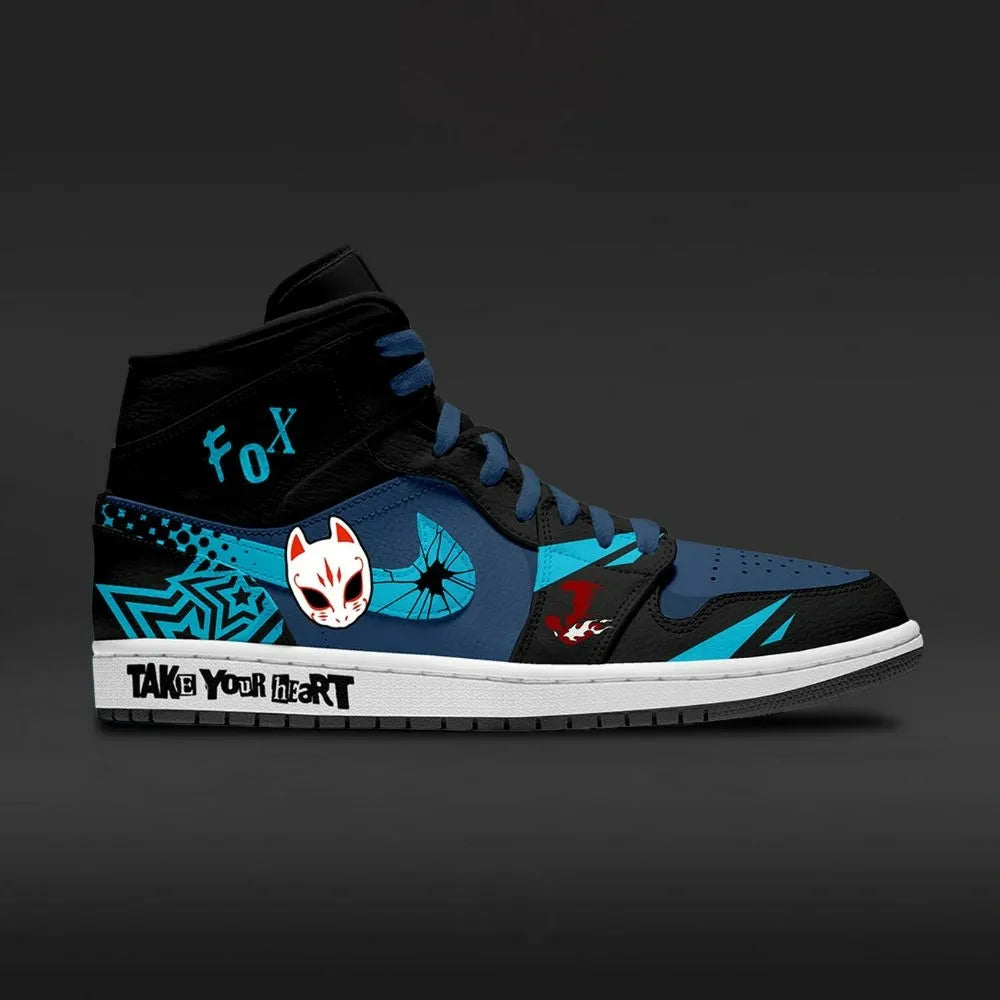 Fox Persona 5 Custom High Top Shoes