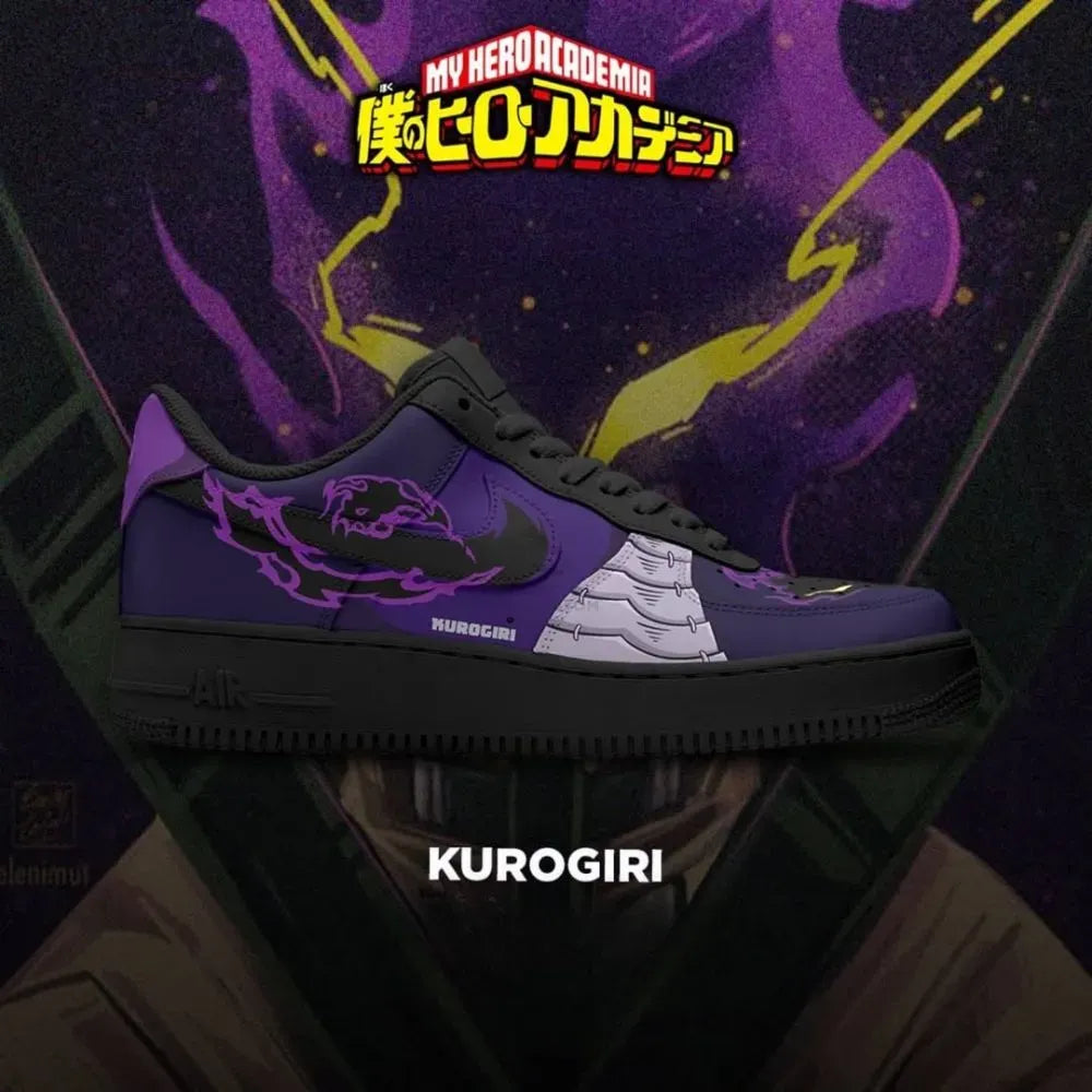 Kurogiri My Hero Academia Custom Low Top Shoes