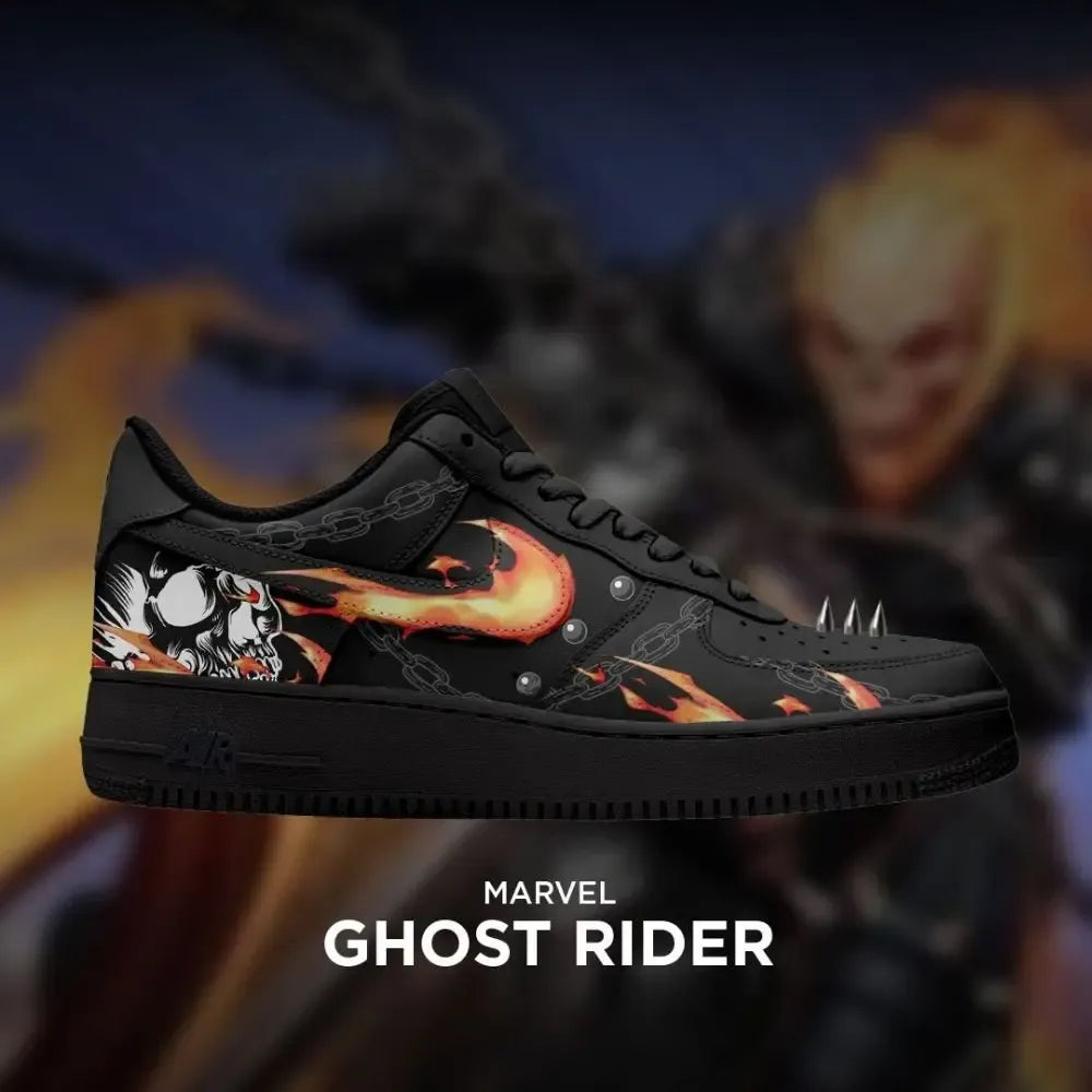 Ghost Rider Marvel Edition Low Top Shoes
