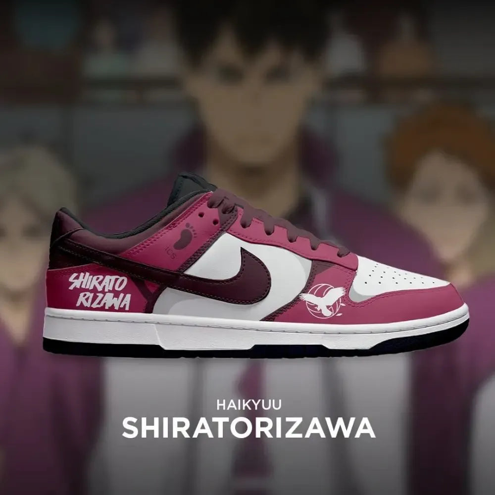 Shiratorizawa V.2 Haikyuu Custom Low Top Shoes