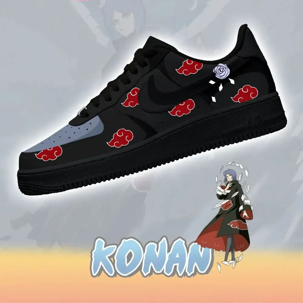 Konan No.1 Naruto Limited Custom Low Top Shoes