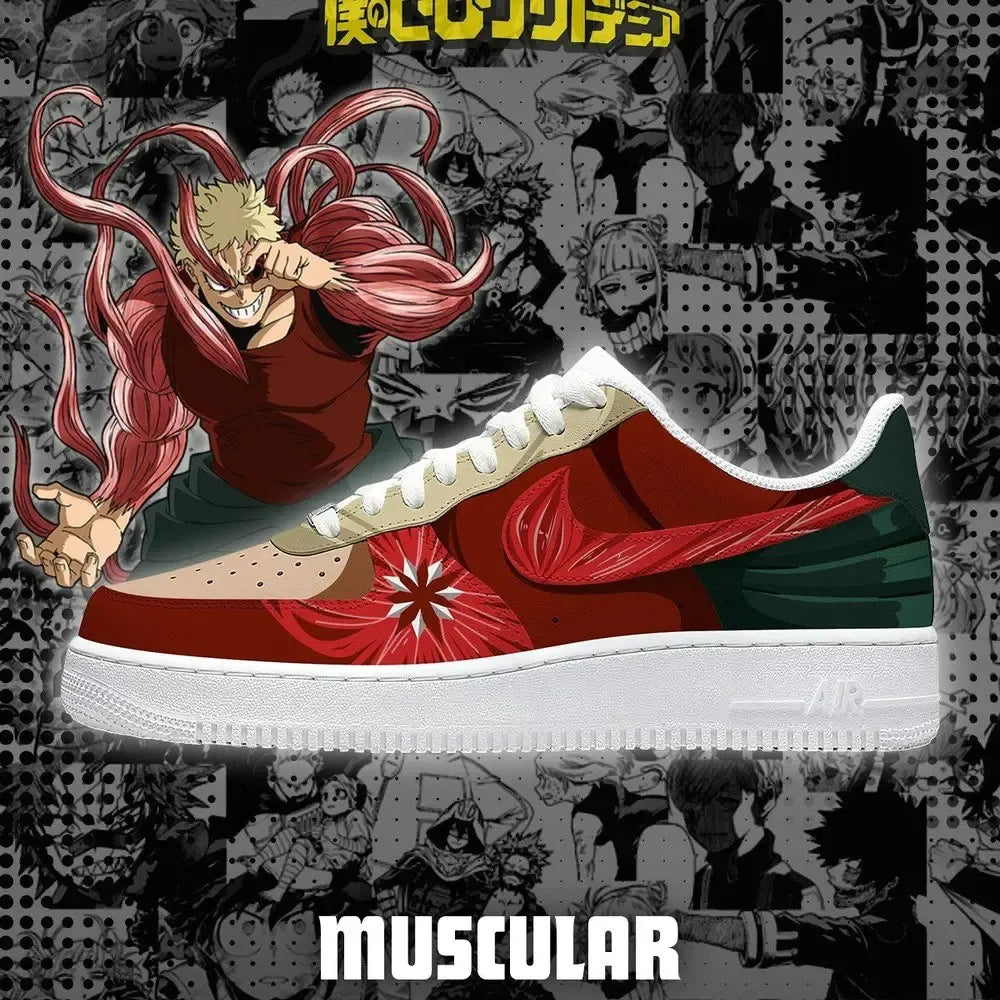 Muscular My Hero Academia New Low Top Shoes
