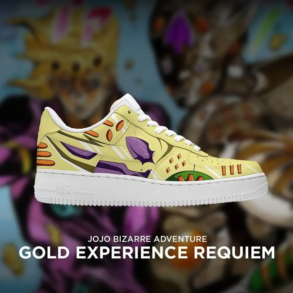 Gold Experience Requiem JoJo's Bizarre Adventure Edition Low Top Shoes