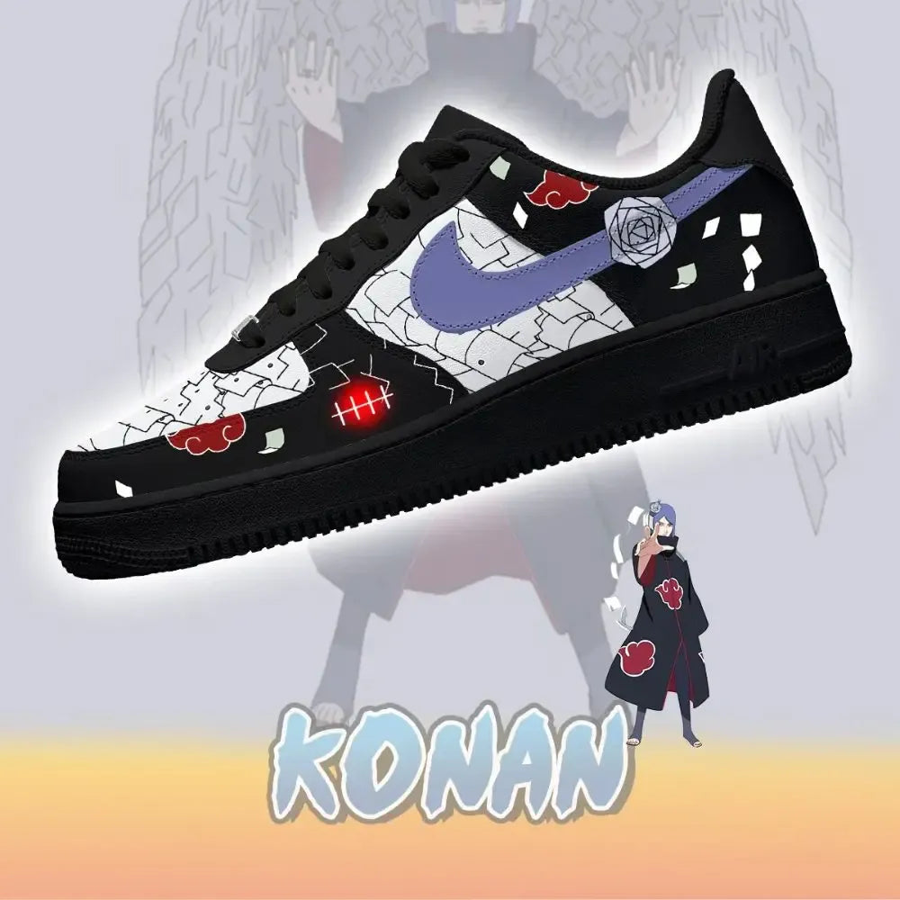 Konan No.3 Naruto Limited Custom Low Top Shoes