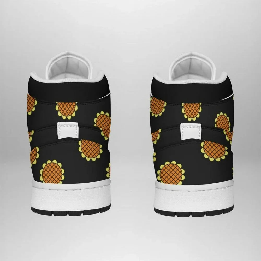 Luffy Dressrosa Pattern One Piece Special High Top Shoes