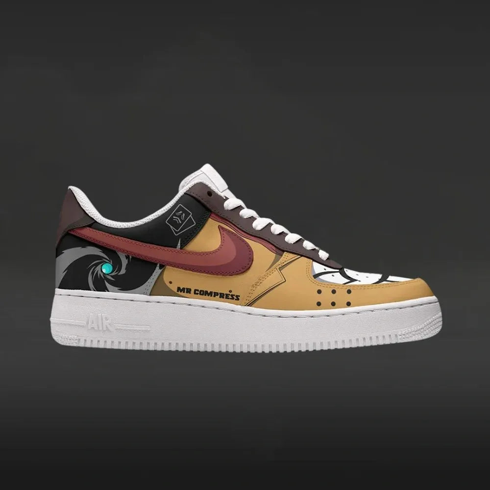 Mr Compress My Hero Academia Custom Low Top Shoes