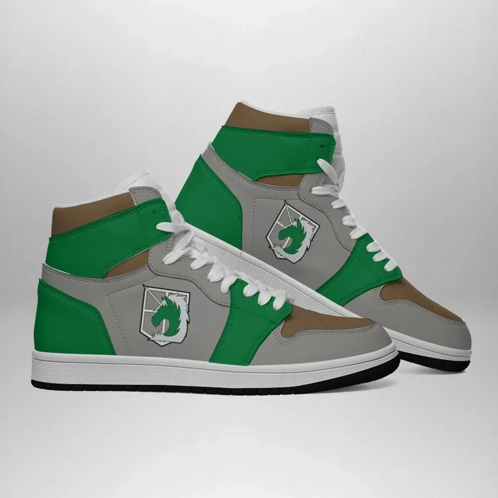 Military Police Attack On Titan Custom High Top Shoes