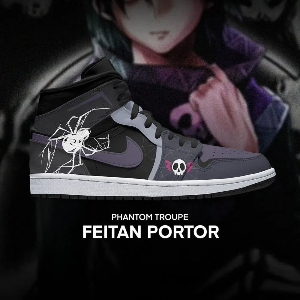 Feitan Portor Hunter x Hunter Custom High Top Shoes