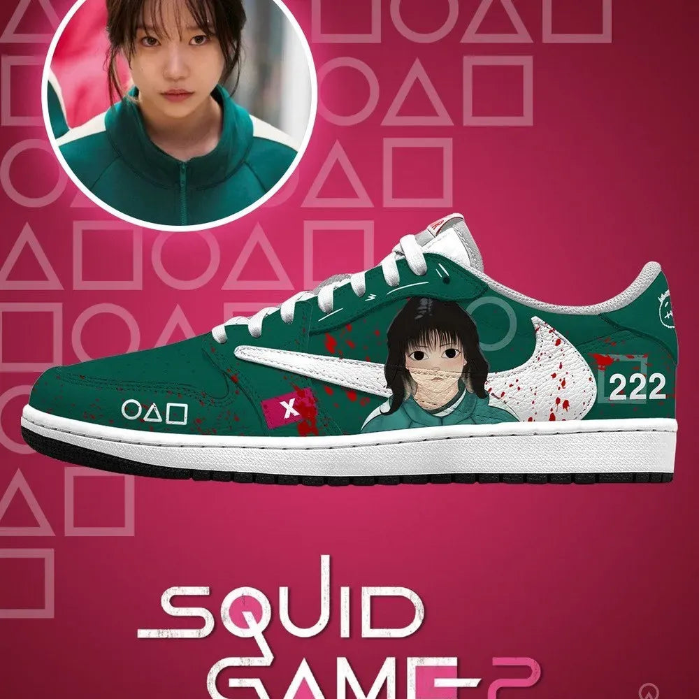 Player 222 V.6 Squid Game Custom Low Top Shoes