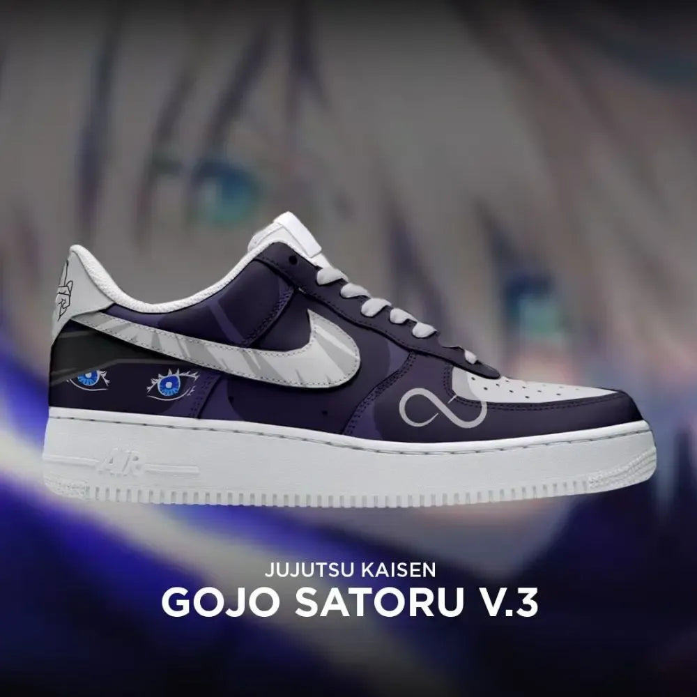 Gojo Saturo V.3 Jujutsu Kaisen Custom Low Top Shoes