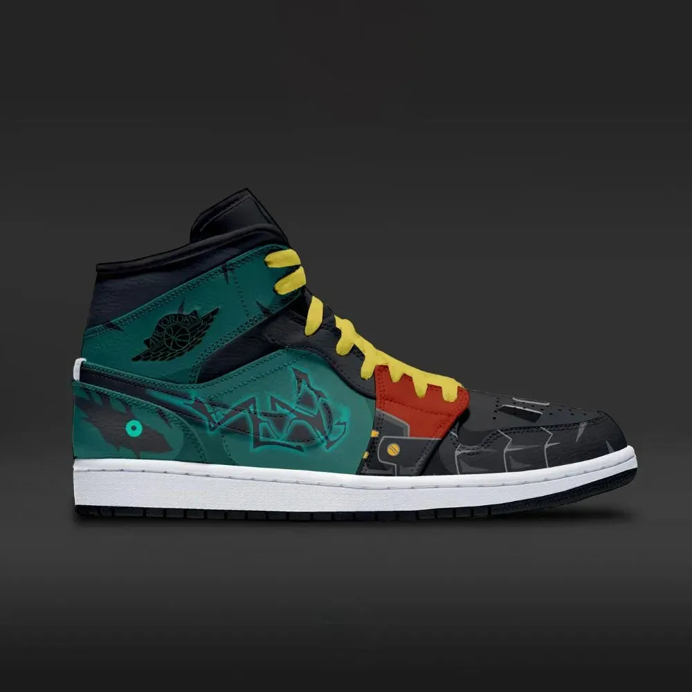 Dark Deku V.2 My Hero Academia Custom High Top Shoes