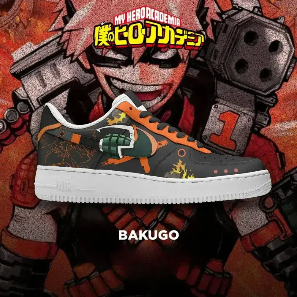 Bakugo My Hero Academia Custom Low Top Shoes