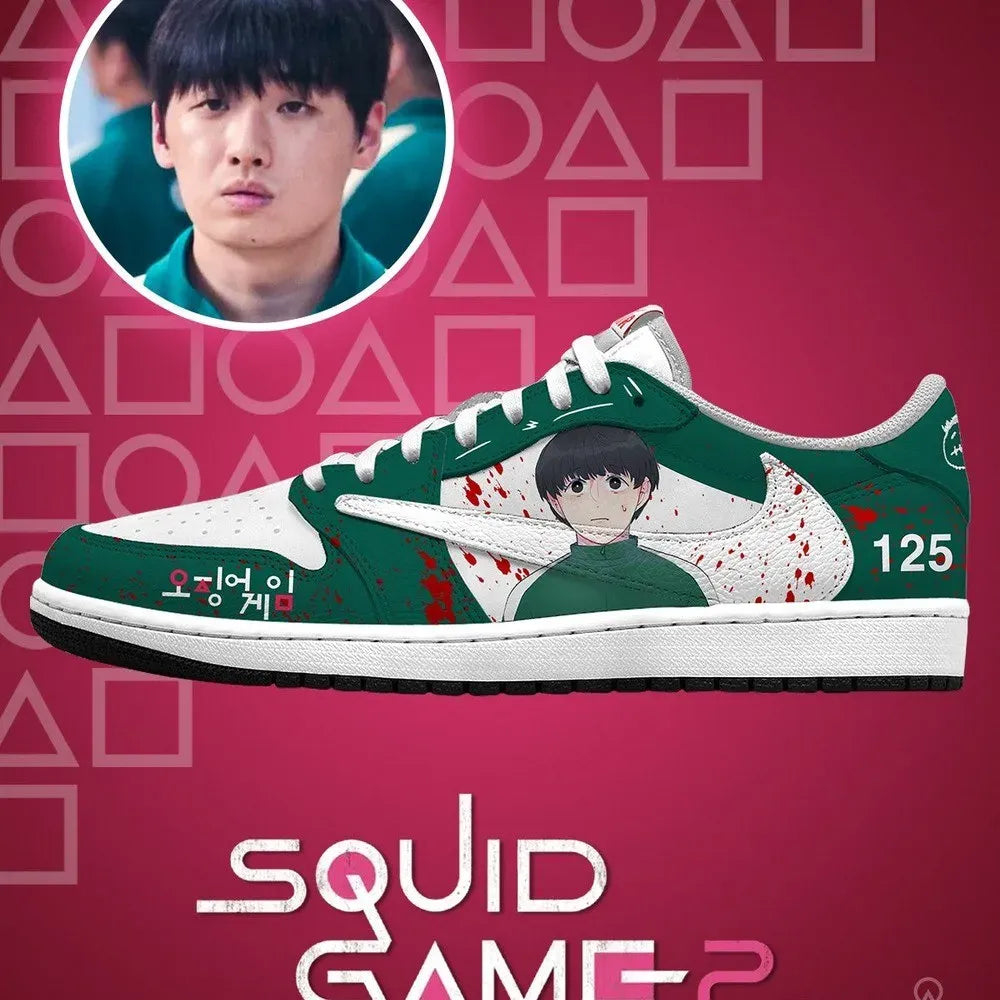 Player 125 V.2 Squid Game Custom Low Top Shoes