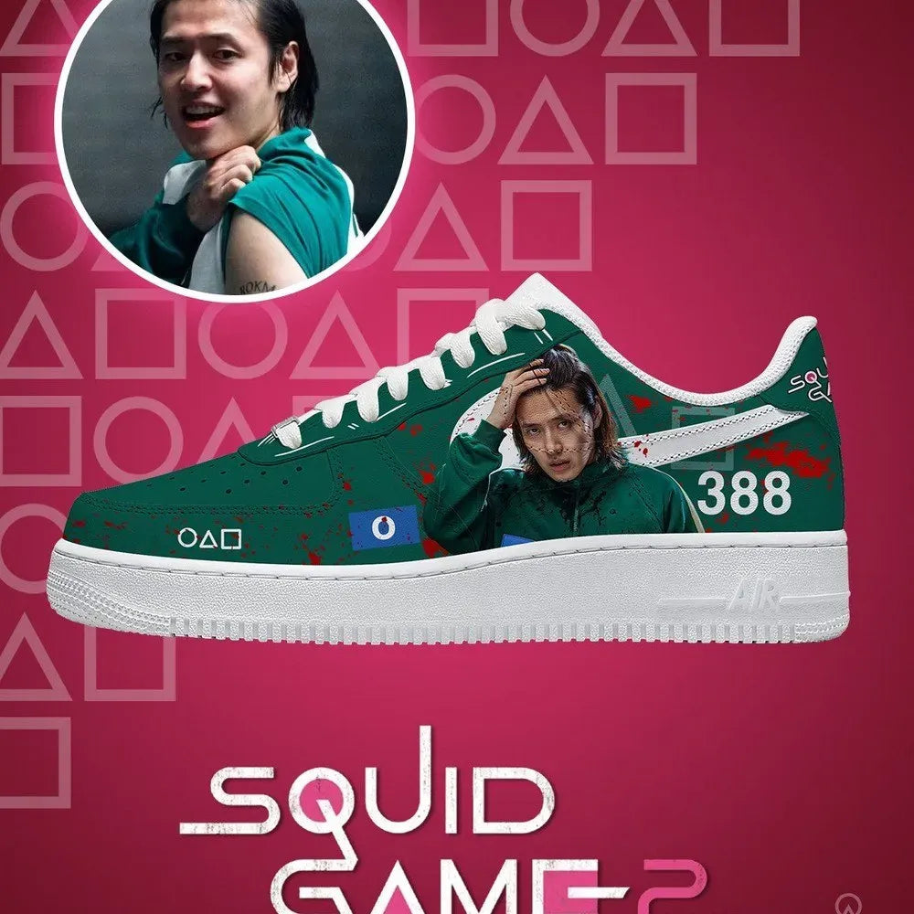 Player 388 V.1 Squid Game Custom Low Top Shoes