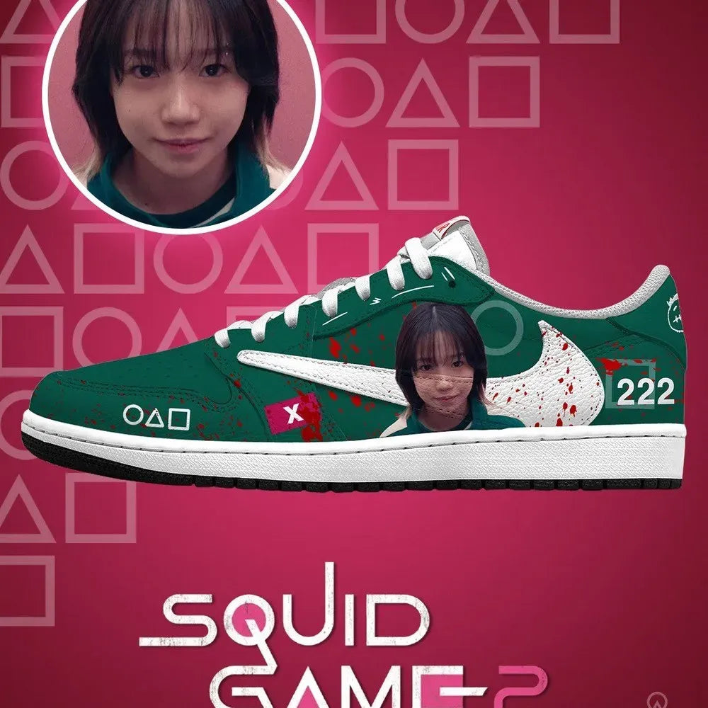 Player 222 V.5 Squid Game Custom Low Top Shoes