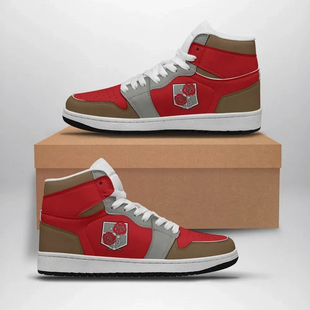 Garrison Attack On Titan Custom High Top Shoes