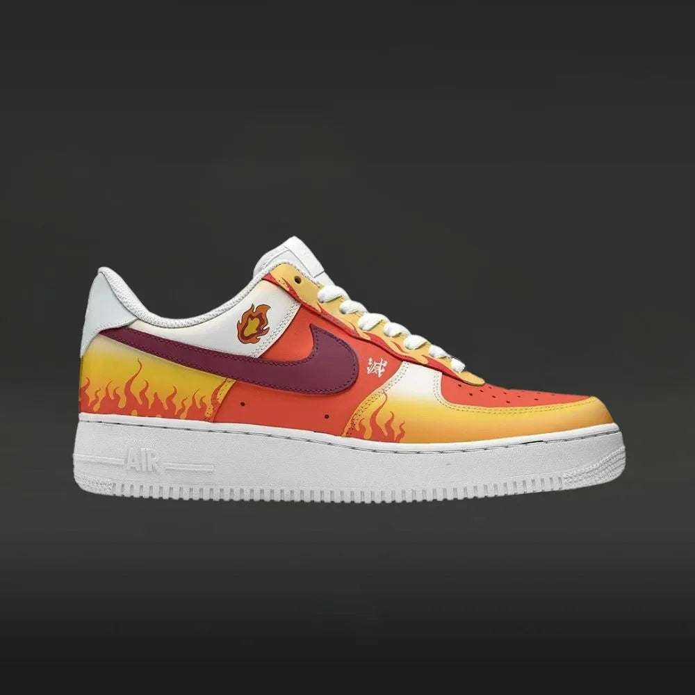 Kyojuro Rengoku Demon Slayer Custom Low Top Shoes