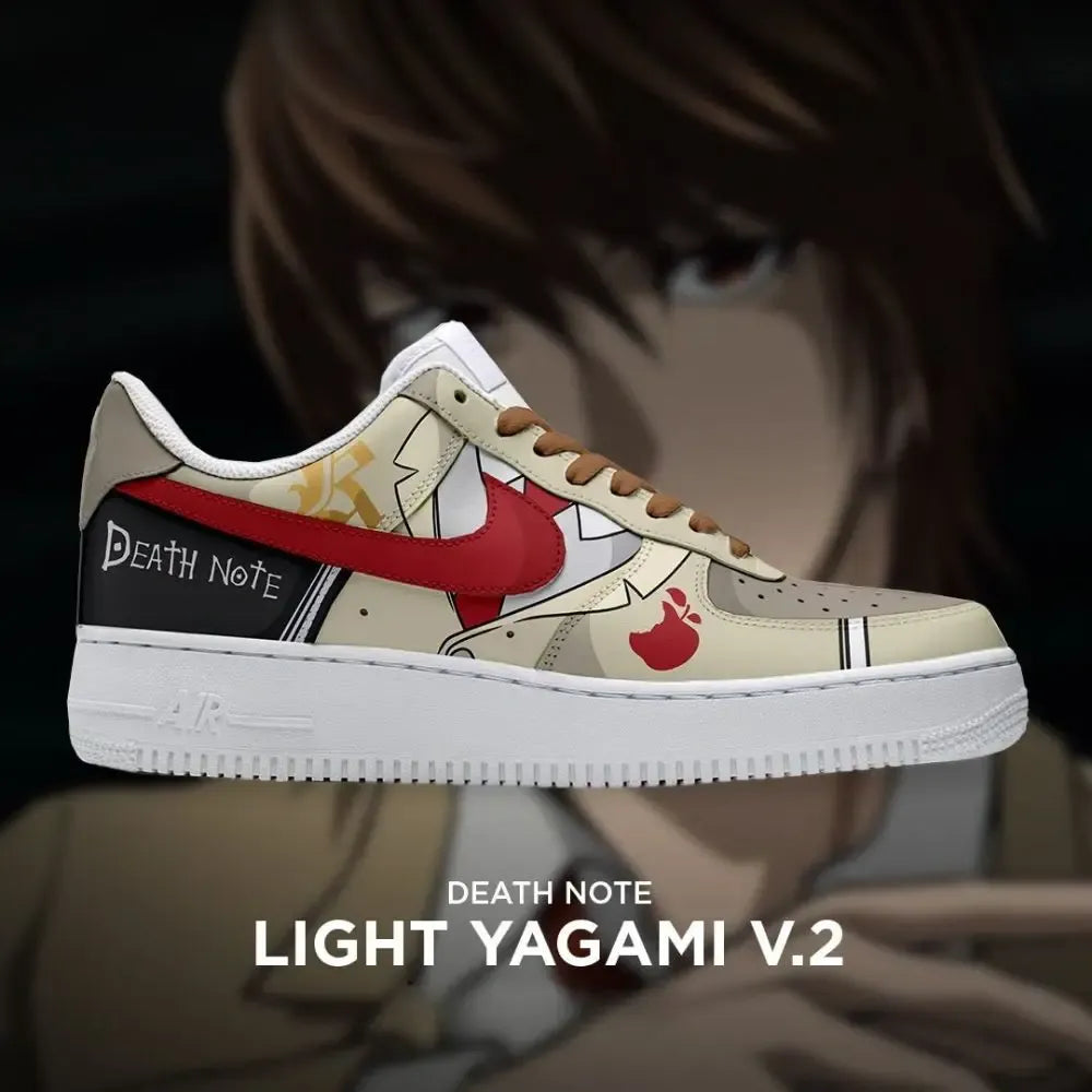 Light Yagami Death Note Custom Low Top Shoes